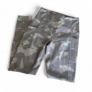 Grey Camouflage Leggings
